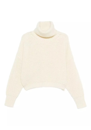 Ma'ry'ya roll-neck sweater - Neutrals