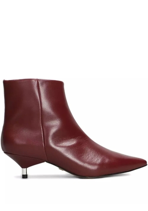 CARRANO 40mm pointed-toe heel boots - Red