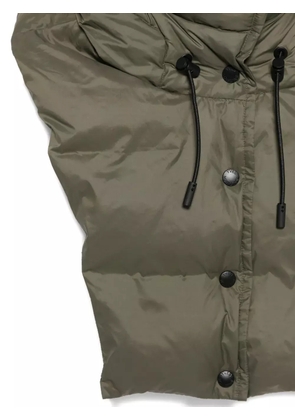 Yves Salomon sleeveless puffer jacker - Green