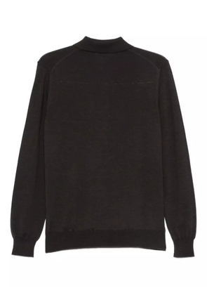 Kangra long sleeve polo shirt - Brown