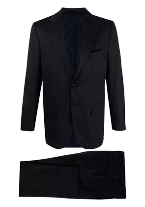 Kiton single-breasted button two-piece suit - Blue