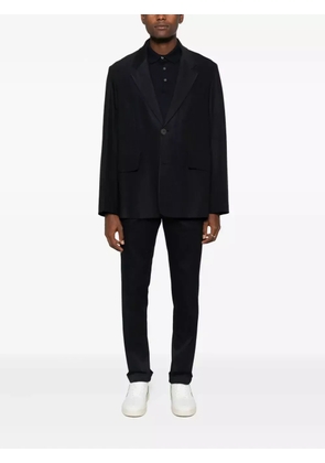 Gran Sasso wool polo sweater - Black