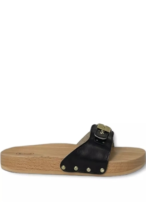 Scholl Pescura buckle studded sandals - Black
