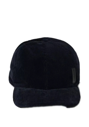 Emporio Armani corduroy baseball hat - Blue