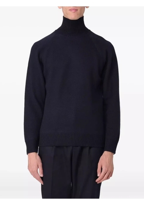 Paolo Pecora turtleneck raglan-sleeve sweater - Blue
