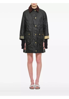 Barbour button-cotton coat - Green