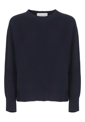 Vanisè ribbed-trim sweater - Blue