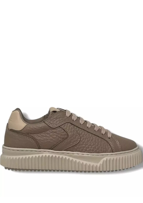 Voile Blanche textured lipari trainers - Brown