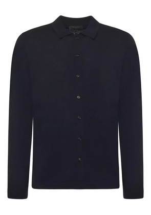 Zanone wool shirt - Blue