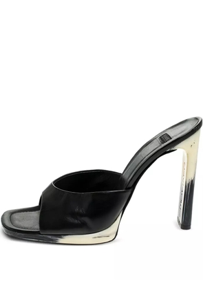 Casadei 110mm leather heeled sandals - Black