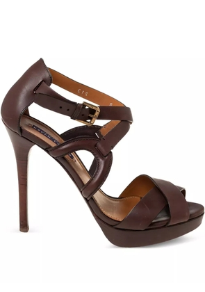 Ralph Lauren Vintage 2023 130mm leather sandals - Brown