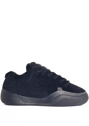 ERL corduroy pirate vamp sneakers - Black