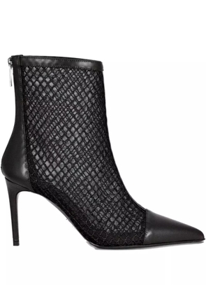 Sergio Levantesi 80mm leather ankle boots - Black
