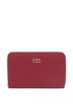 Bimba y Lola medium logo-lettering wallet - Red