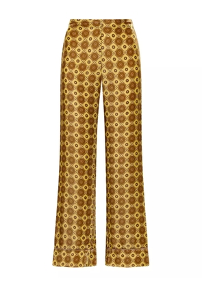 MALIPARMI patterned trousers - Yellow