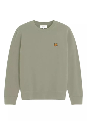 Maison Kitsuné fox-motif sweatshirt - Green