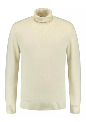 Luigi Borrelli roll-neck sweater - White