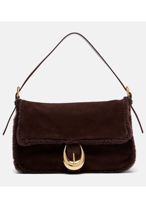 Staud Harlow Medium suede shoulder bag