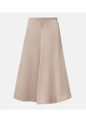 Brunello Cucinelli Silk midi skirt