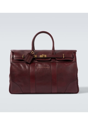 Brunello Cucinelli Leather duffel bag
