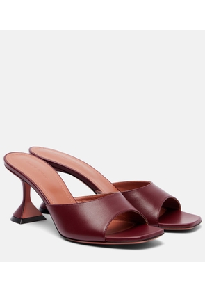 Amina Muaddi Lupita 70 leather mules