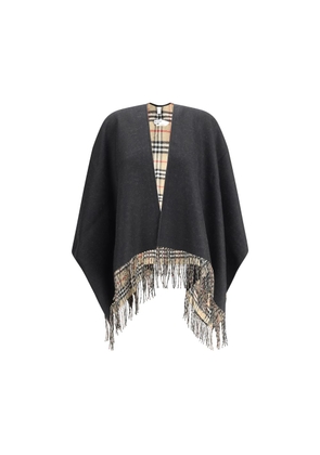 Burberry Wool Poncho - One Size