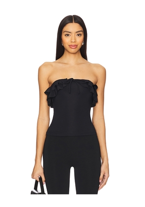 MORE TO COME Cassidy Strapless Top in Black. Size M. Also in S.