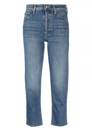 MOTHER The Tomcat cropped jeans - Blue