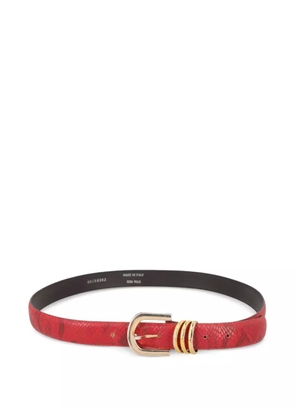 Vintage Python belt - Red