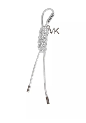 Michael Kors knotted charm keyring - Silver