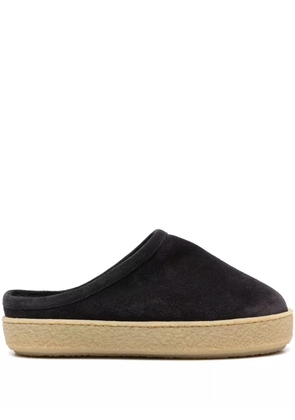 ISABEL MARANT Fozee suede flatform mules - Black