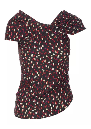 ISABEL MARANT polka-dot blouse - Black