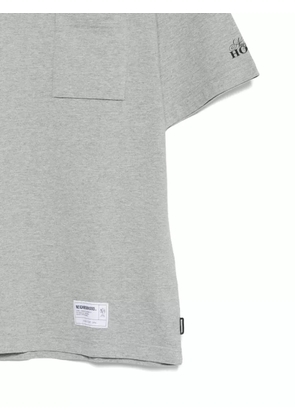 Neighborhood logo-patch T-shirt - Grey