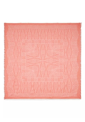 ETRO paisley-jacquard scarf - Pink