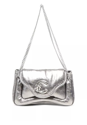 Coccinelle C-Me leather shoulder bag - Silver