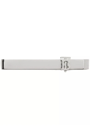 Burberry logo detail tie bar - Silver