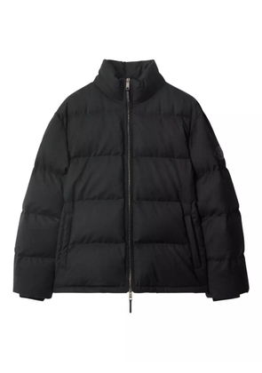 Burberry Knight-stamp wool puffer jacket - Black