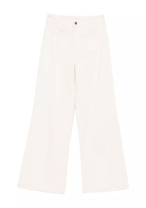 MAISON HOTEL Hamlet flared trousers - White