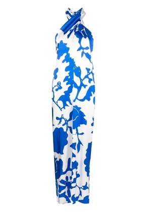 SIR. Esme halterneck dress - White