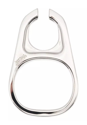 Jean Paul Gaultier cap-motif earrings - Silver