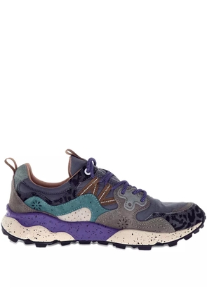 FLOWER MOUNTAIN Yamano 3 nubuck leather sneakers - Grey