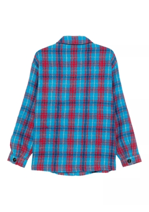 Giada Benincasa checked virgin-wool jacket - Blue