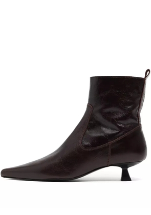 Bimba y Lola 35mm pointed-toe boots - Brown
