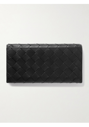 Bottega Veneta - Intrecciato Leather Wallet - Men - Black