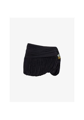 Womens Christopher Esber Beach Glass Bubble Woven Mini Skirt