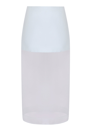 Zimmermann Crush Layered Silk Midi Skirt - Moda Operandi