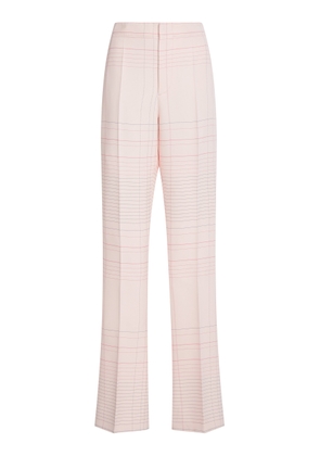 Bottega Veneta Striped High-Rise Stretch-Crepe Flare Pants - Moda Operandi