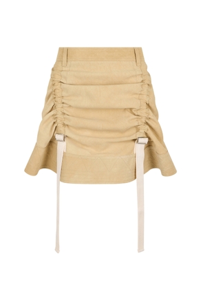 Rabanne Strap-Detailed Mini Skirt - Moda Operandi