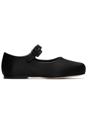 Sandy Liang Black Mary Jane Pointe Ballerina Flats