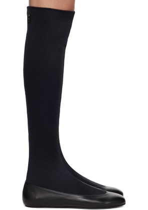 Kiko Kostadinov Black Proxima Long Ballerina Flats